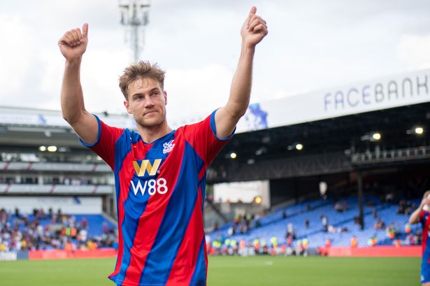 Ex-Lyon centre back, Joachim Anderson at Crystal Palace (Credit: Football.London)